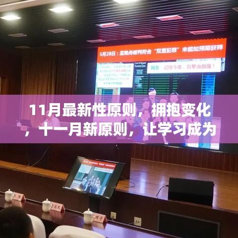 十一月新原则，拥抱变化，学习铸就自信之源