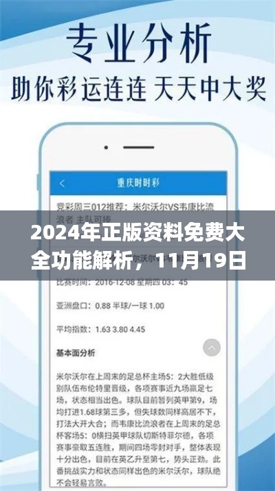 2024年正版资料免费大全功能解析，11月19日详细计划解读_PHG9.71.59绿色版