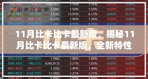 揭秘比卡比卡最新版，全新特性与实用指南