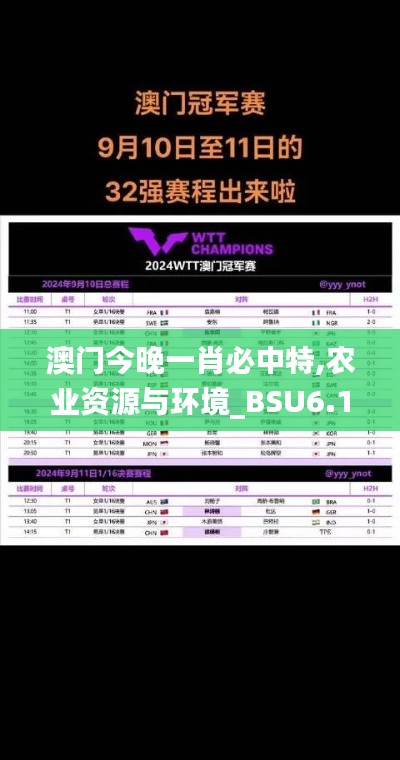 澳门今晚一肖必中特,农业资源与环境_BSU6.14