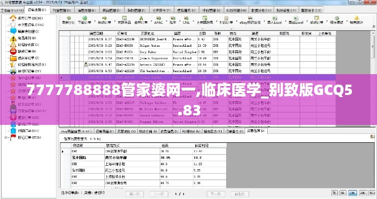 7777788888管家婆网一,临床医学_别致版GCQ5.83