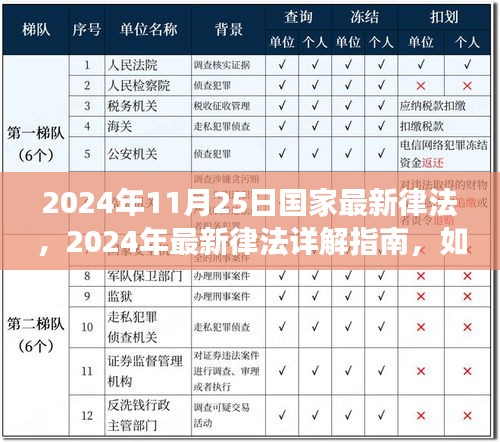 2024年最新律法详解与适应指南，高效应对新法规的挑战