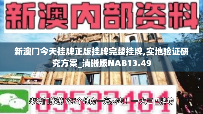 新澳门今天挂牌正版挂牌完整挂牌,实地验证研究方案_清晰版NAB13.49