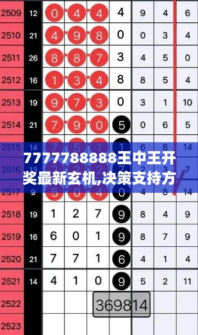 7777788888王中王开奖最新玄机,决策支持方案_美学版QAX13.49