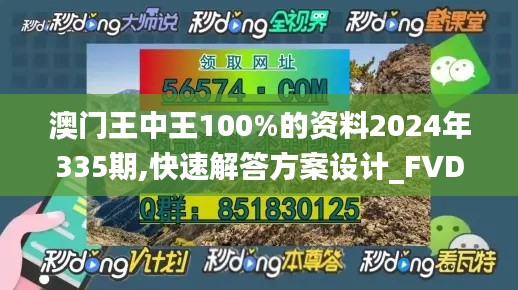 澳门王中王100%的资料2024年335期,快速解答方案设计_FVD64.149豪华款