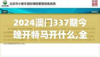 2024澳门337期今晚开特马开什么,全面分析说明_专家版13.260-4