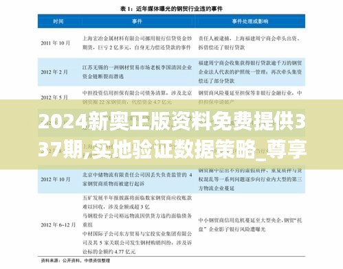 2024新奥正版资料免费提供337期,实地验证数据策略_尊享款31.482-1