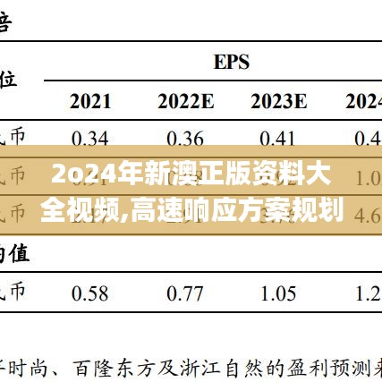 2o24年新澳正版资料大全视频,高速响应方案规划_V78.897-6