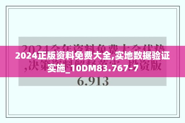 2024正版资料免费大全,实地数据验证实施_10DM83.767-7