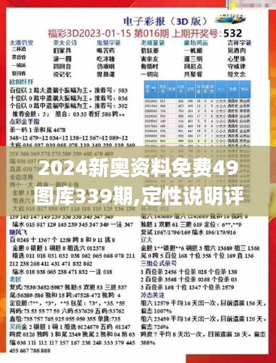 2024新奥资料免费49图库339期,定性说明评估_eShop147.707-5