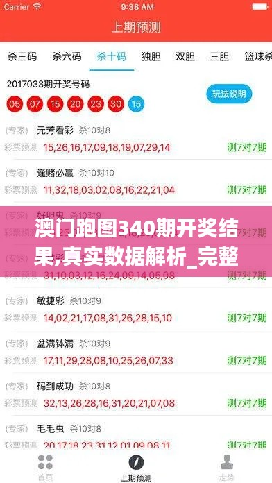 澳门跑图340期开奖结果,真实数据解析_完整版90.788-6