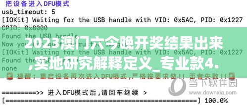 2023澳门六今晚开奖结果出来,实地研究解释定义_专业款4.889