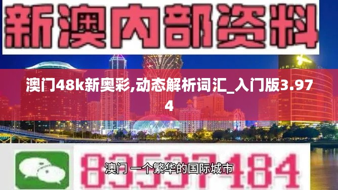 澳门48k新奥彩,动态解析词汇_入门版3.974