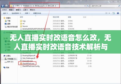 无人直播实时改语音技术解析及操作指南，语音修改操作详解