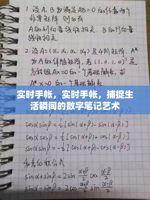 实时手帐，捕捉生活瞬间的数字笔记艺术之美