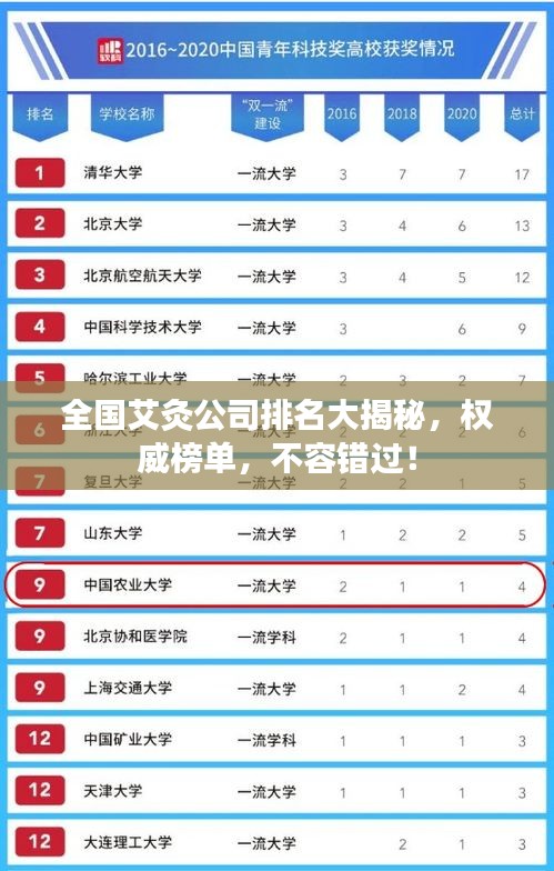全国艾灸公司排名大揭秘，权威榜单，不容错过！
