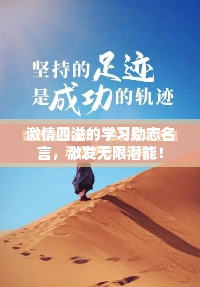 激情四溢的学习励志名言，激发无限潜能！