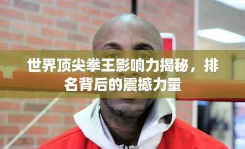 世界顶尖拳王影响力揭秘，排名背后的震撼力量