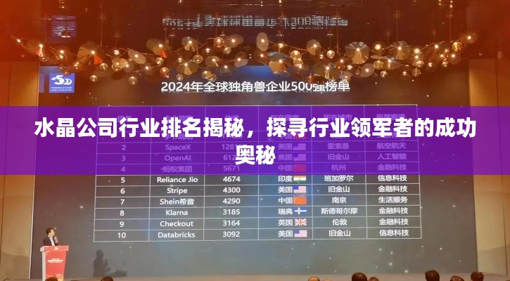 水晶公司行业排名揭秘，探寻行业领军者的成功奥秘