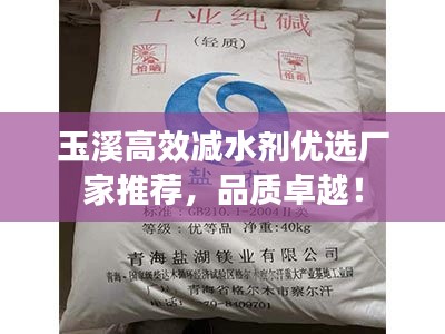 玉溪高效减水剂优选厂家推荐，品质卓越！