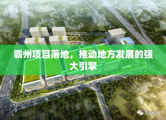 霸州项目落地，推动地方发展的强大引擎