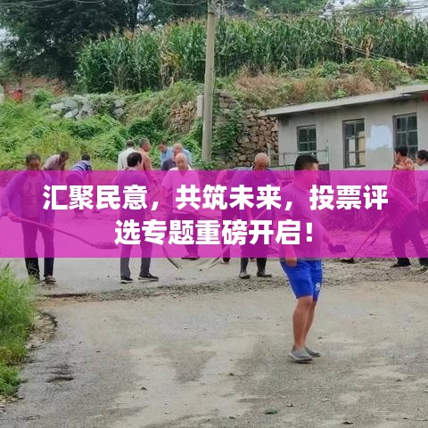 汇聚民意，共筑未来，投票评选专题重磅开启！