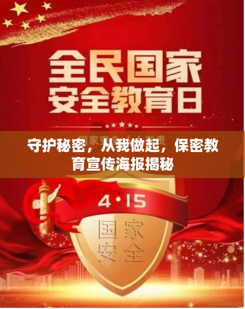 守护秘密，从我做起，保密教育宣传海报揭秘